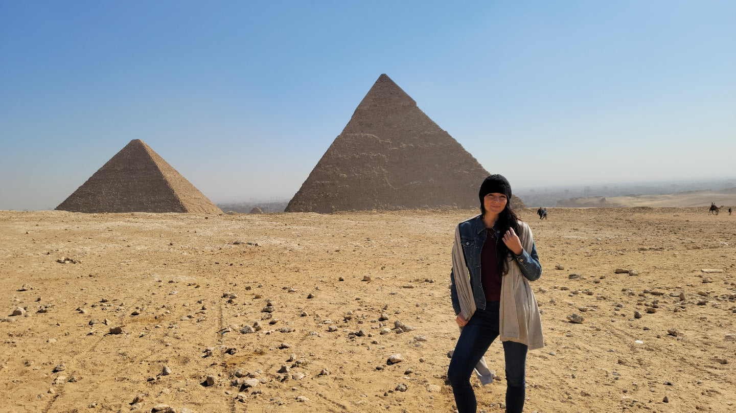 The zestt organics Dreamsoft Travel Scarf Goes To Egypt
