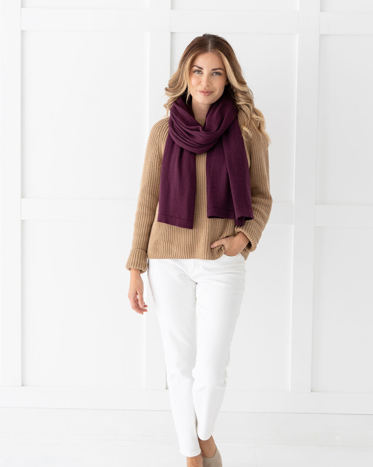 The Dreamsoft Travel Scarf - Mulberry