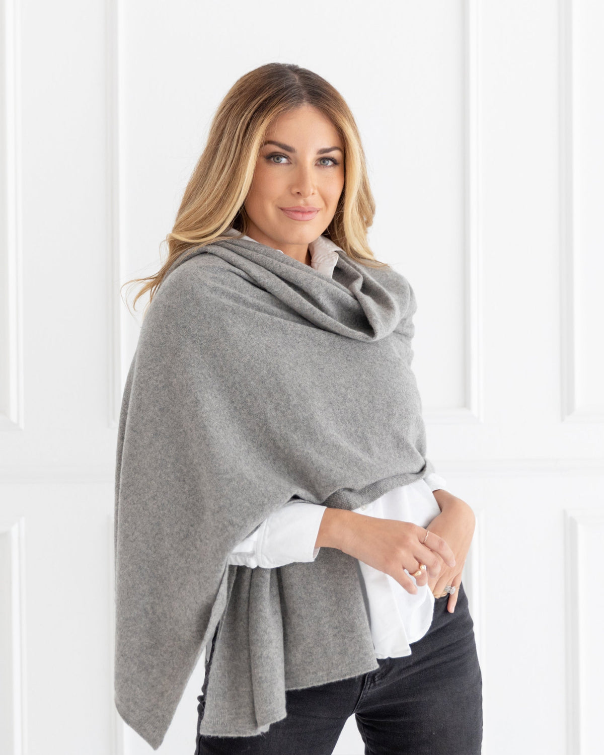 Returned Dreamsoft Travel Scarf Set in CloudSpun™ Recycled Cashmere