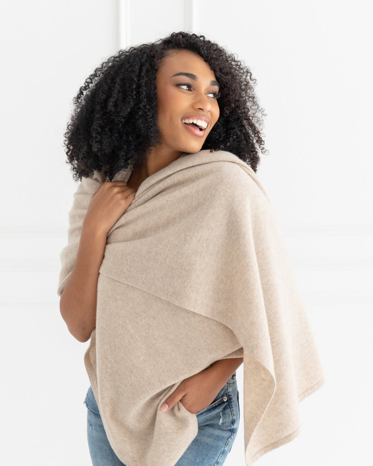 Returned Dreamsoft Travel Scarf Set in CloudSpun™ Recycled Cashmere