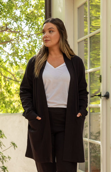 トップス TELFAR Cardigan TELFAR WRAP SWEATER BLACK | 50%OFF SALE | | DOSHABURI Online Shop