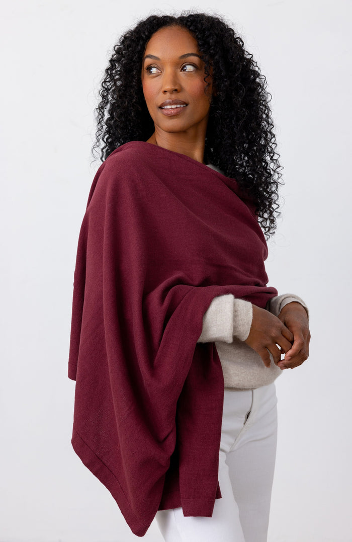 The Dreamsoft Travel Scarf September Collection 2026 - Cabernet
