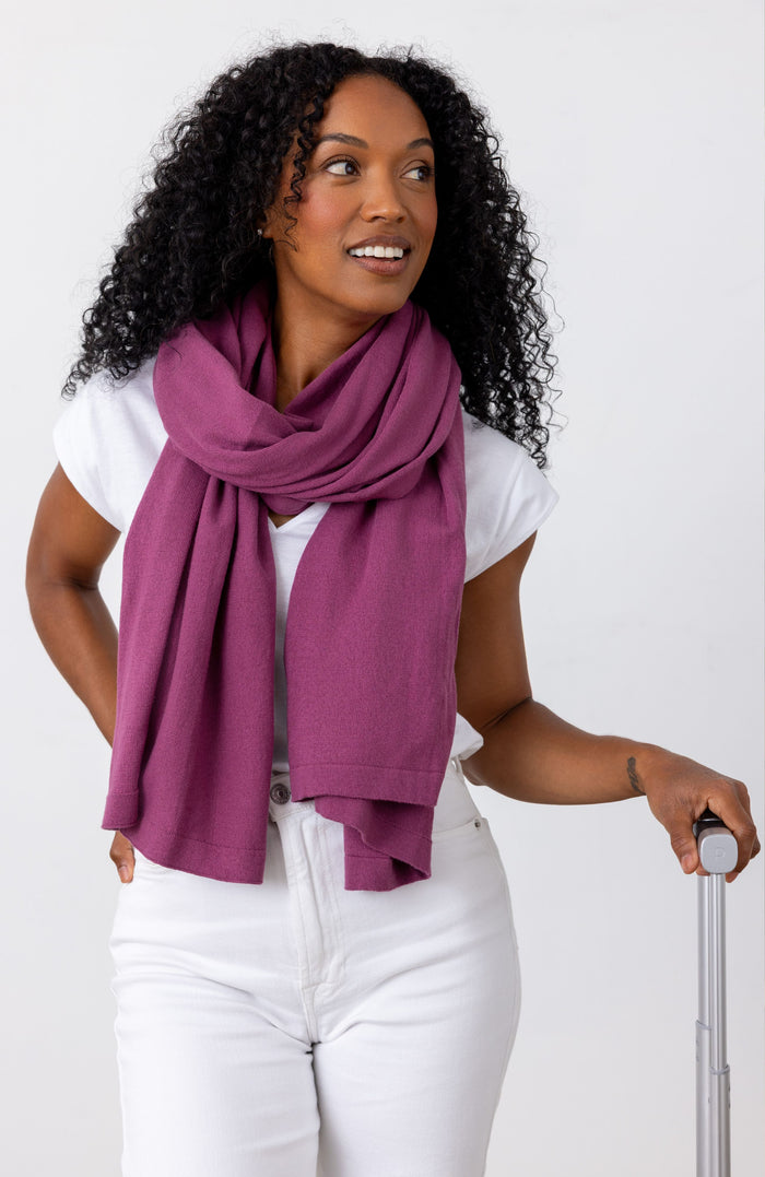 The Dreamsoft Travel Scarf August Collection 2026 - Grape