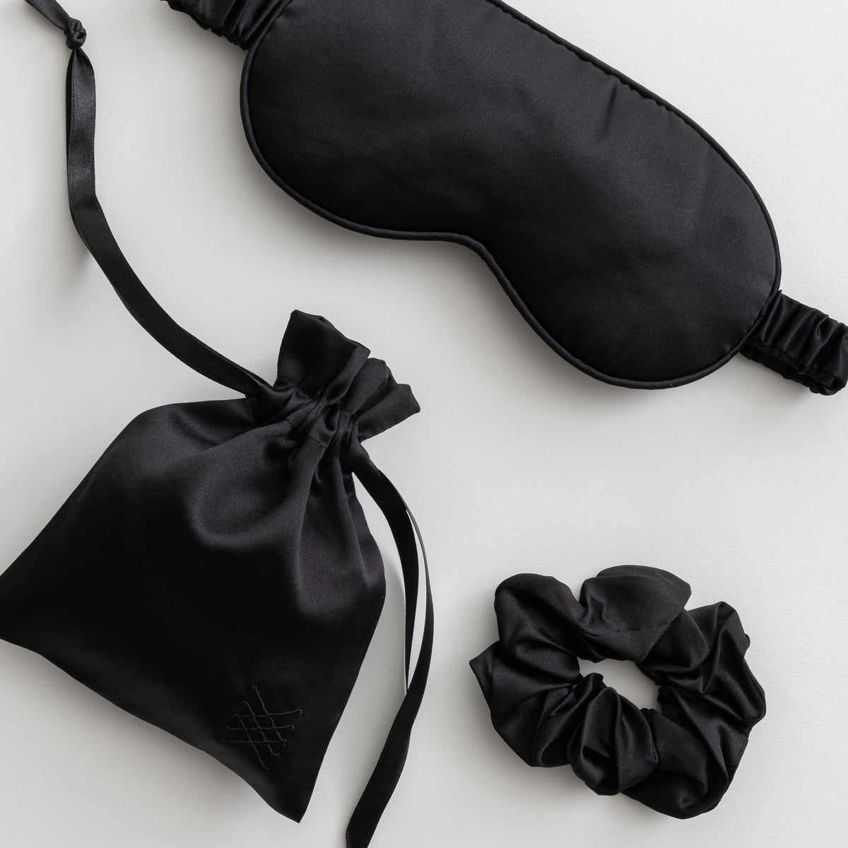 Silk Sleep Mask and Scrunchy Set – zestt llc